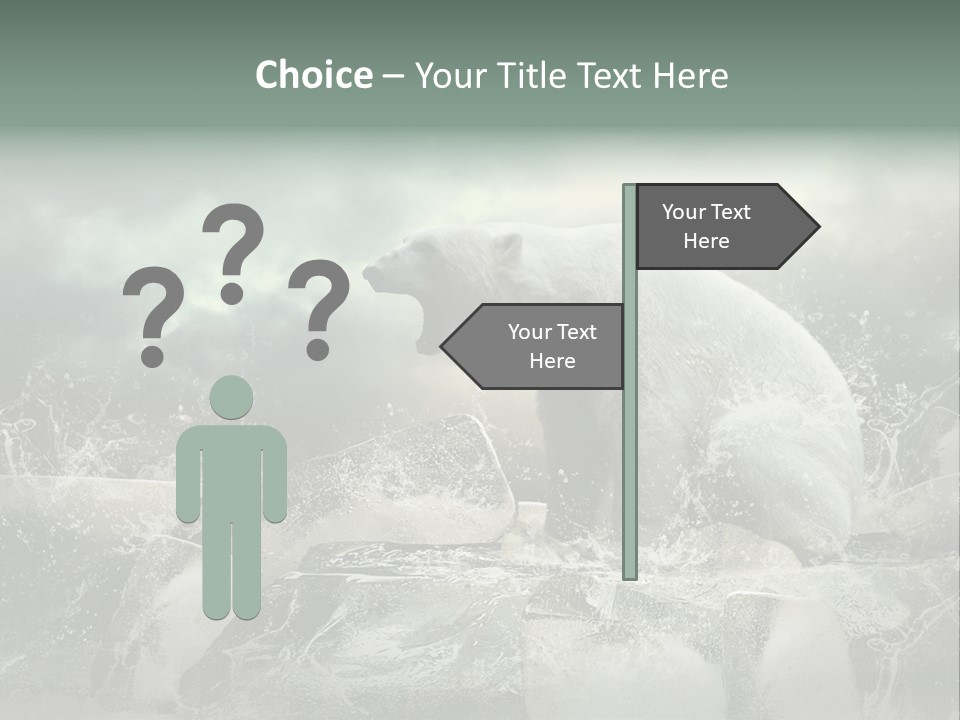 Predator Winter Extinct PowerPoint Template