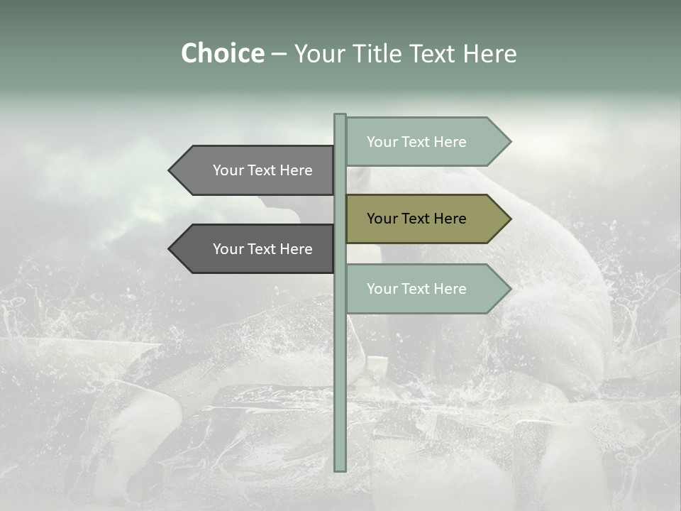 Predator Winter Extinct PowerPoint Template