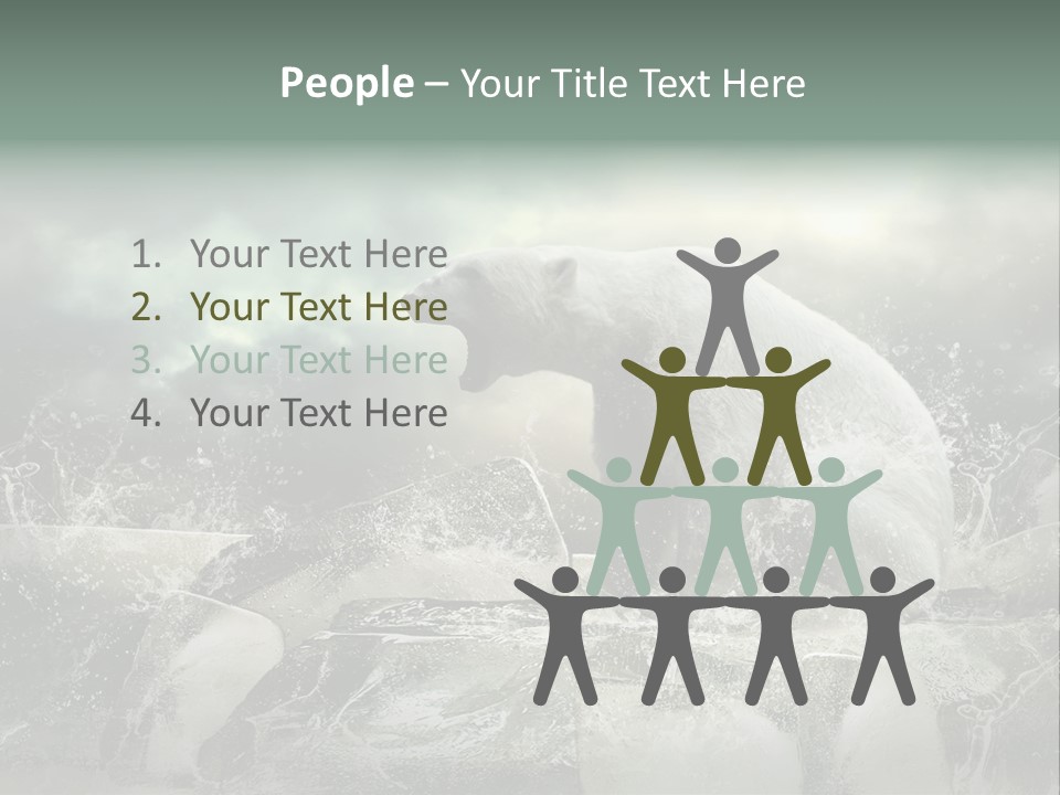 Predator Winter Extinct PowerPoint Template