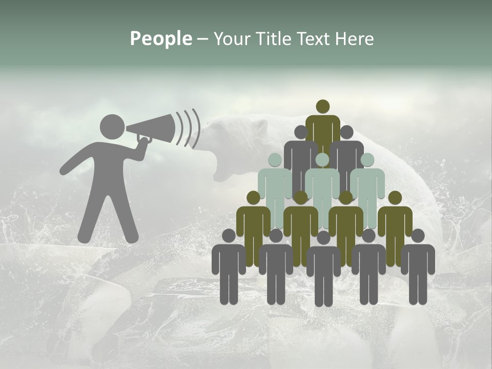 Predator Winter Extinct PowerPoint Template