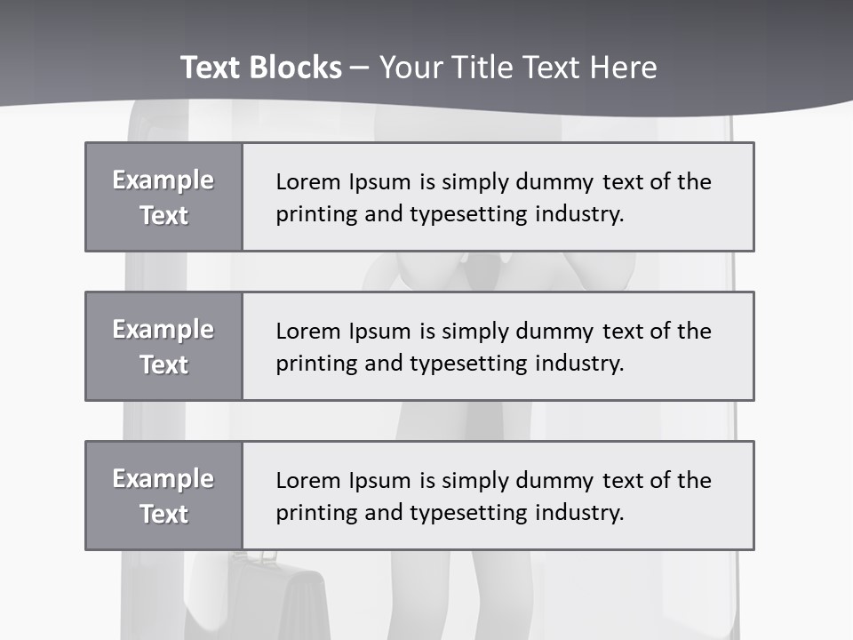 People Person Businessman PowerPoint Template