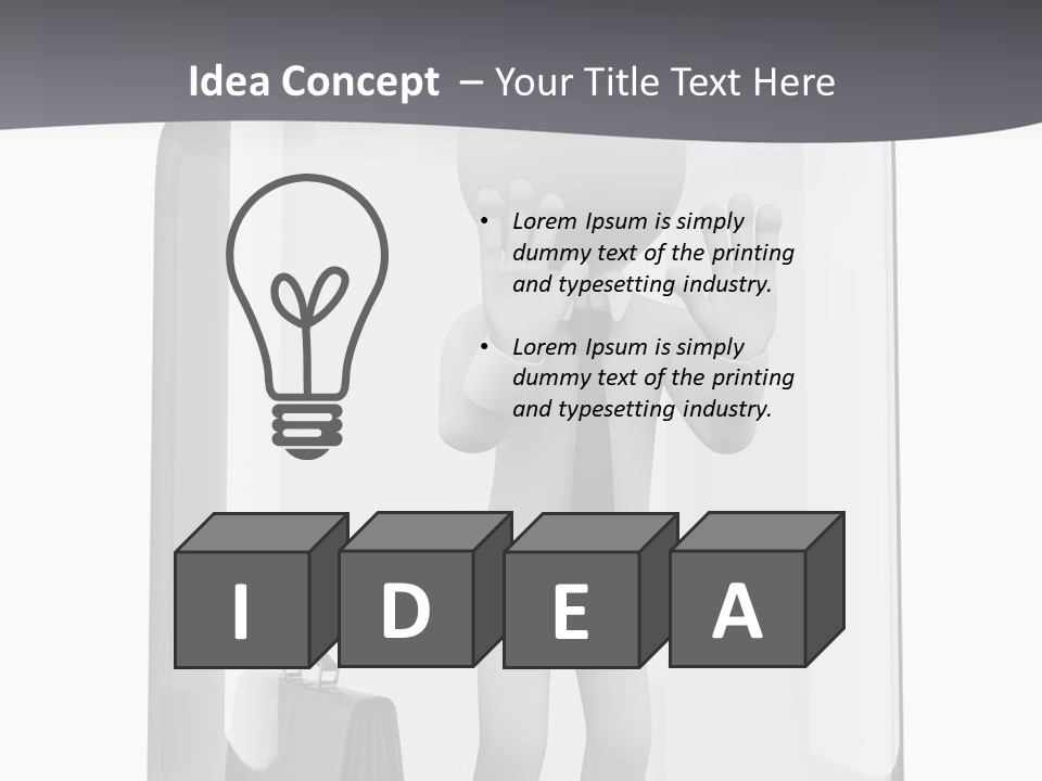 People Person Businessman PowerPoint Template