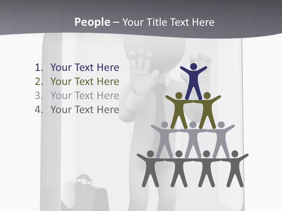 People Person Businessman PowerPoint Template