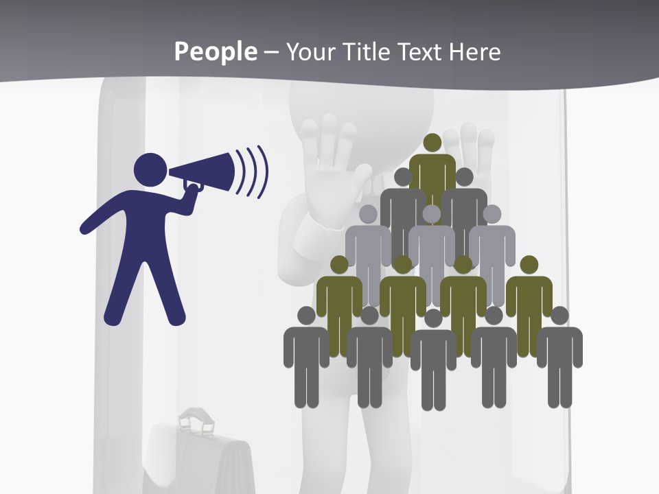 People Person Businessman PowerPoint Template