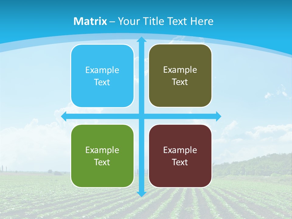 Cloud Season Grass PowerPoint Template
