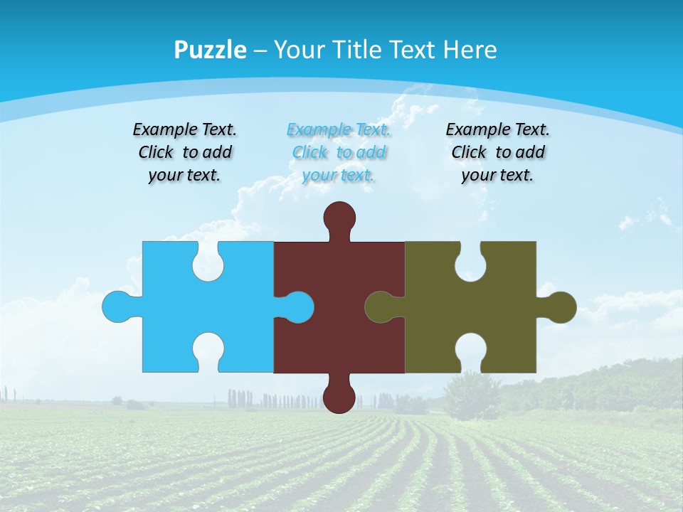 Cloud Season Grass PowerPoint Template