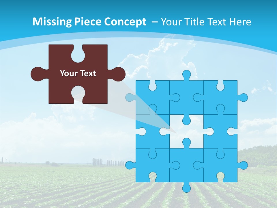 Cloud Season Grass PowerPoint Template