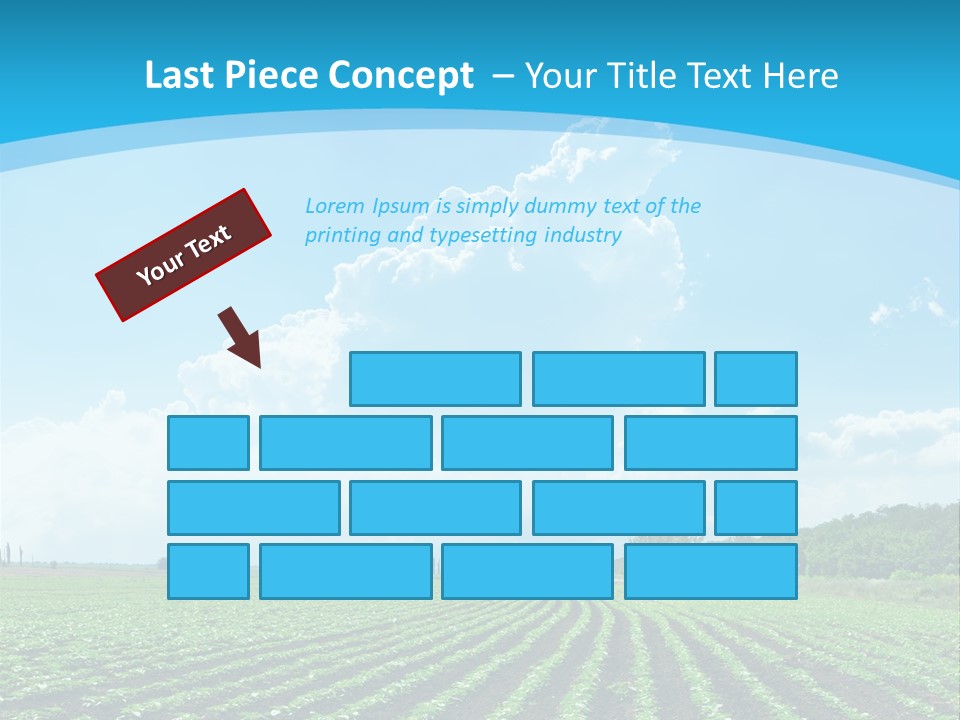 Cloud Season Grass PowerPoint Template