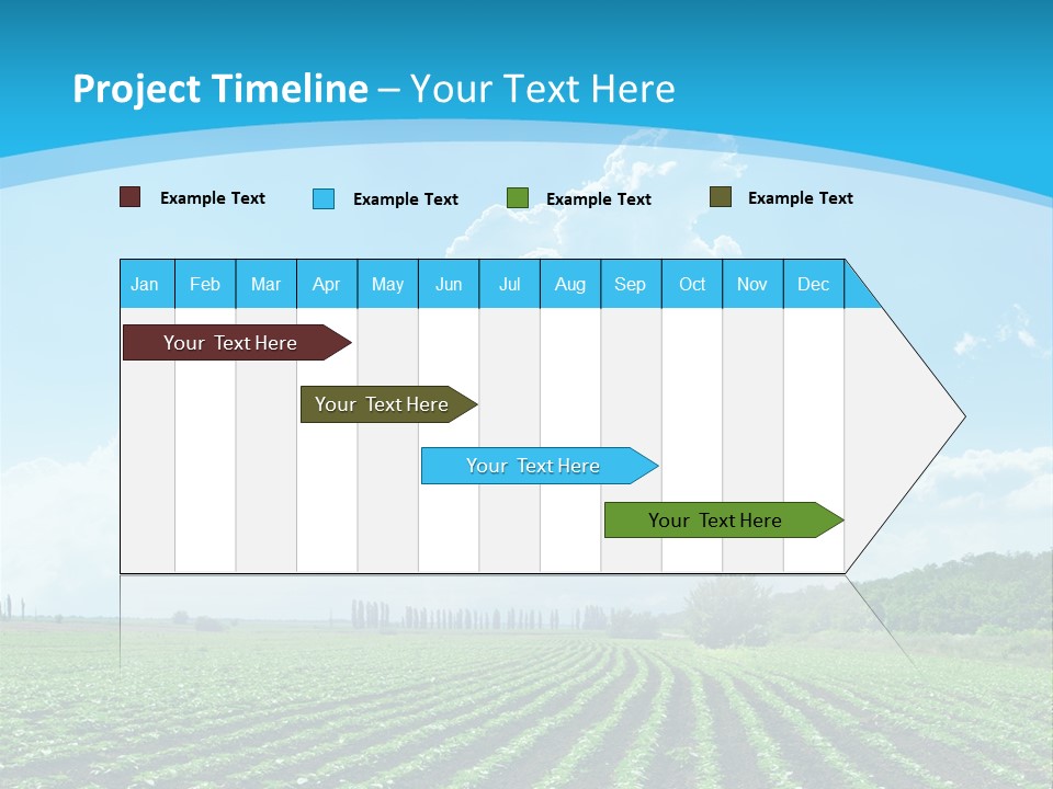 Cloud Season Grass PowerPoint Template
