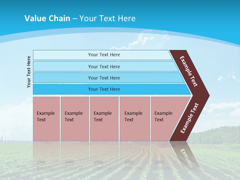 Cloud Season Grass PowerPoint Template