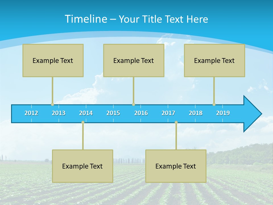 Cloud Season Grass PowerPoint Template