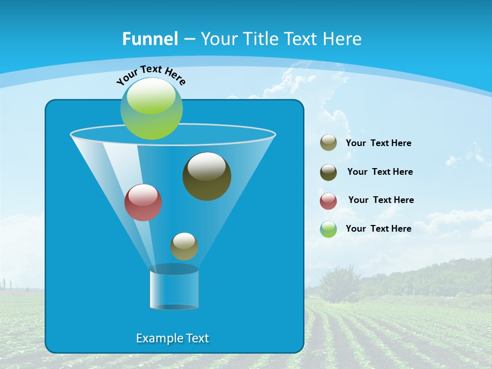 Cloud Season Grass PowerPoint Template