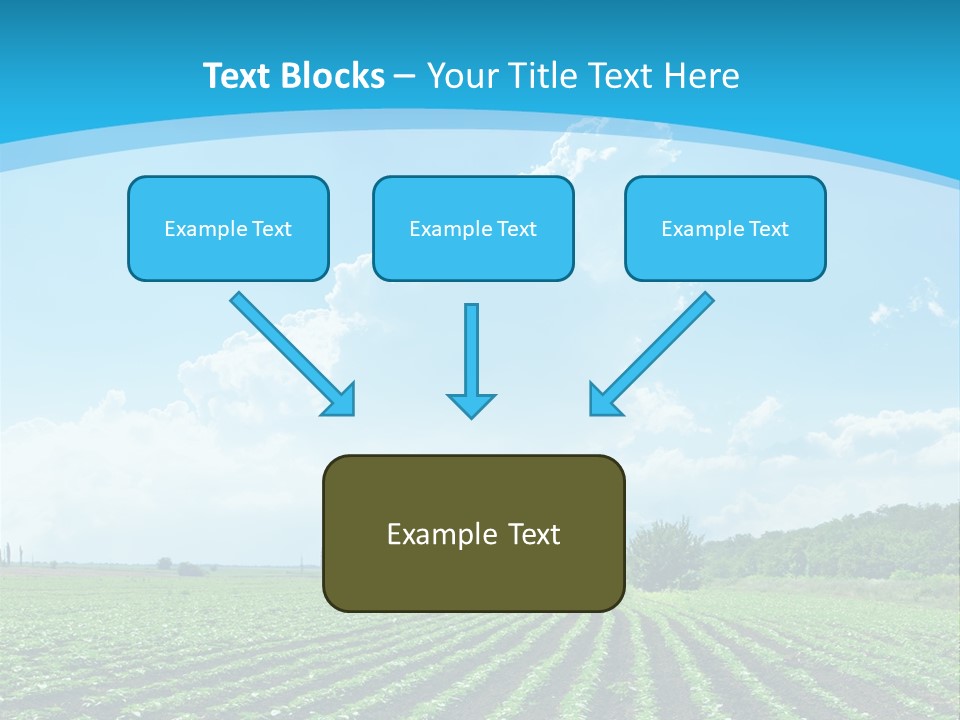 Cloud Season Grass PowerPoint Template