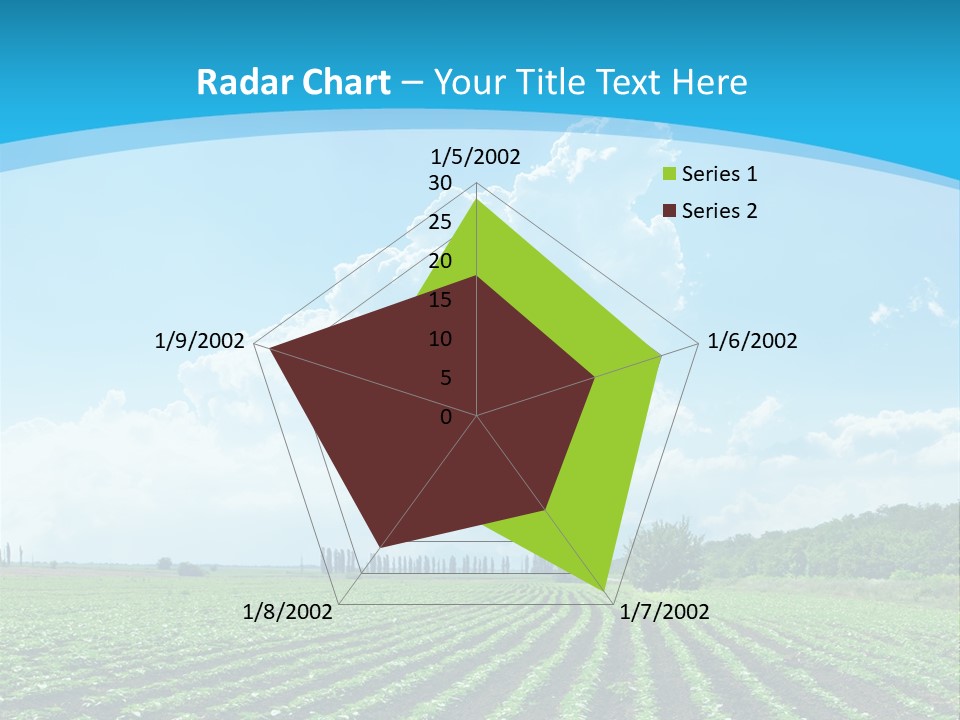Cloud Season Grass PowerPoint Template