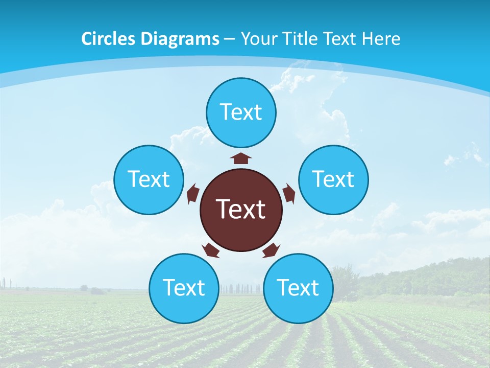 Cloud Season Grass PowerPoint Template