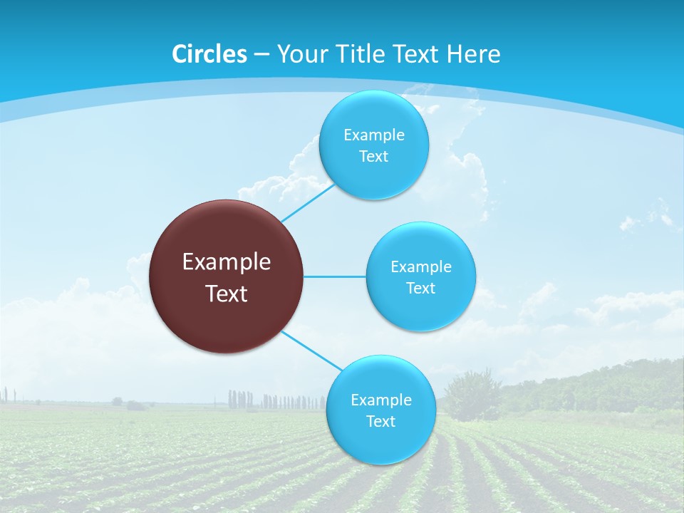 Cloud Season Grass PowerPoint Template