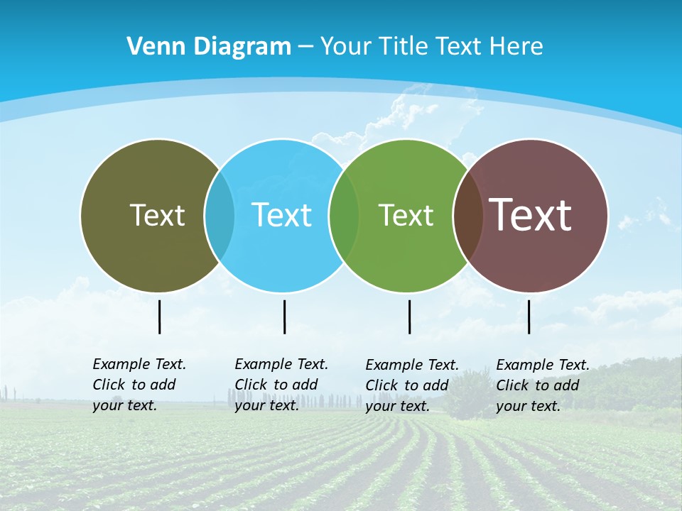 Cloud Season Grass PowerPoint Template