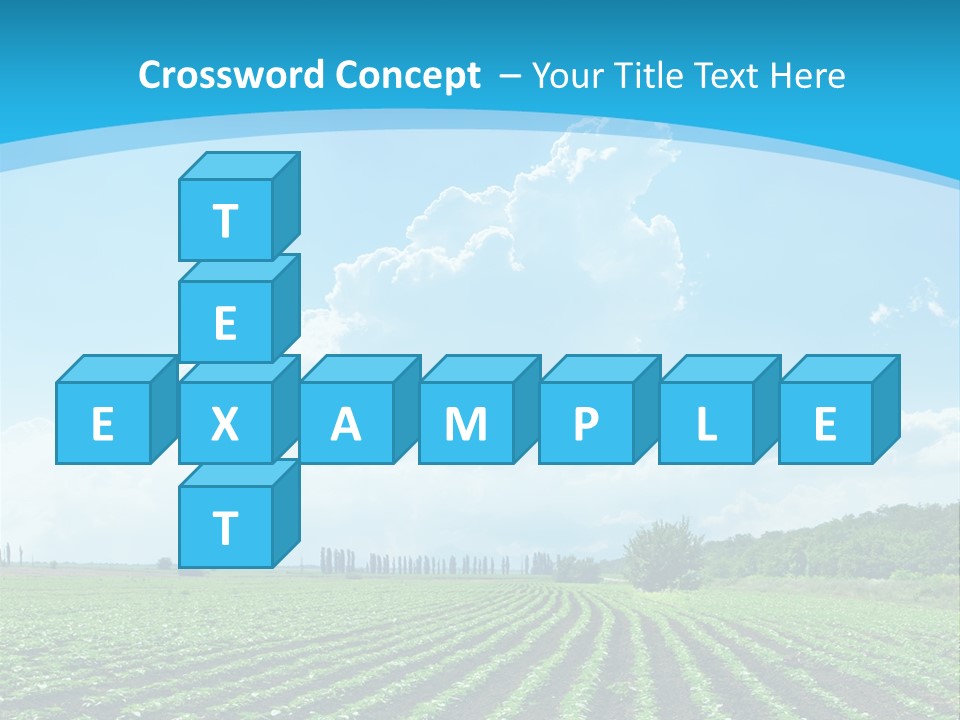 Cloud Season Grass PowerPoint Template