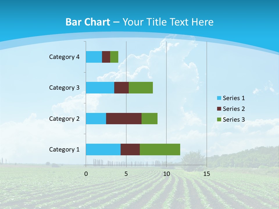 Cloud Season Grass PowerPoint Template