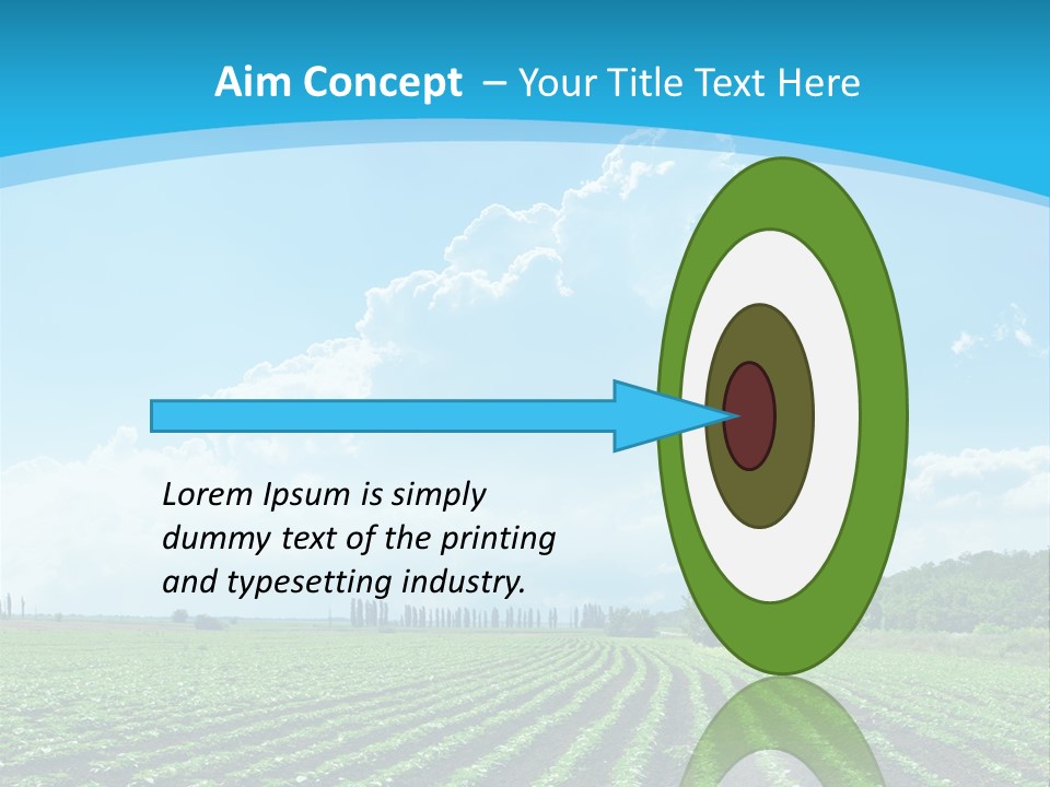 Cloud Season Grass PowerPoint Template