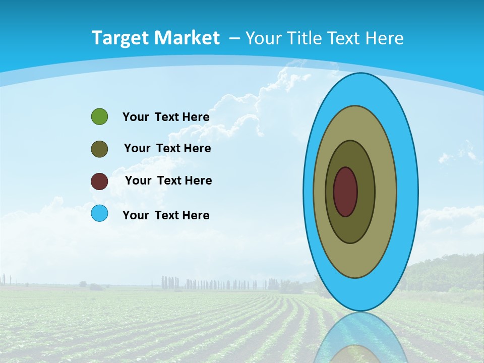 Cloud Season Grass PowerPoint Template