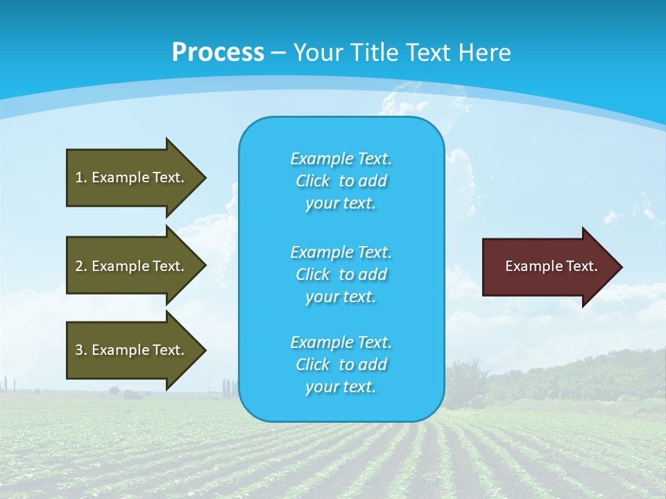 Cloud Season Grass PowerPoint Template
