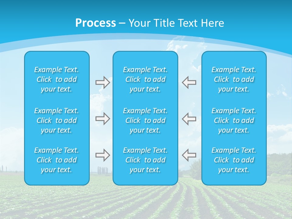 Cloud Season Grass PowerPoint Template