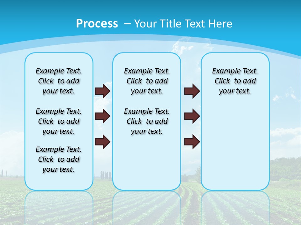 Cloud Season Grass PowerPoint Template