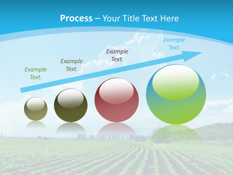 Cloud Season Grass PowerPoint Template