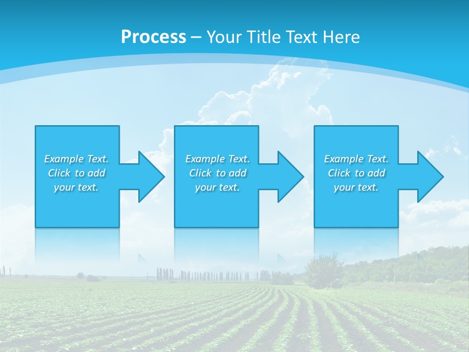 Cloud Season Grass PowerPoint Template
