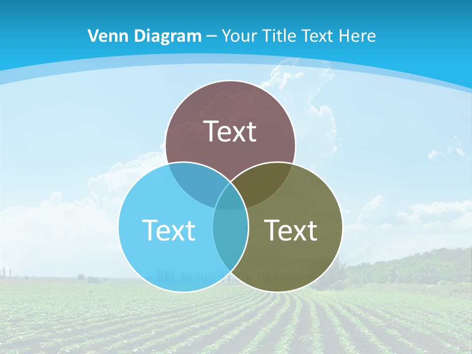 Cloud Season Grass PowerPoint Template