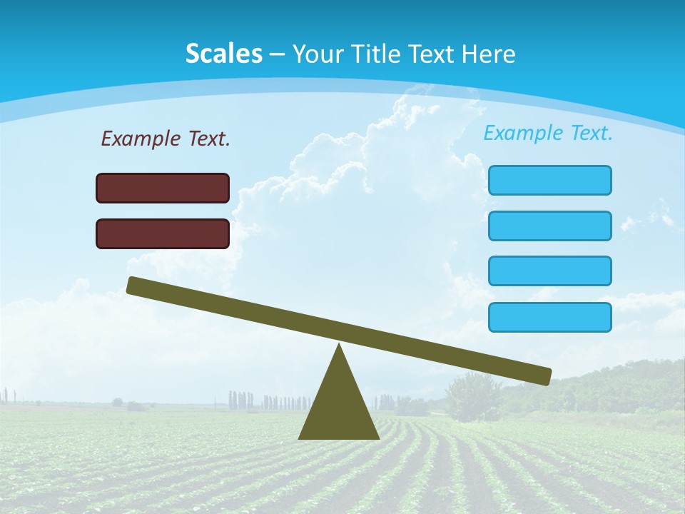 Cloud Season Grass PowerPoint Template