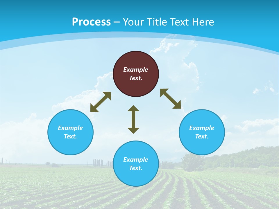 Cloud Season Grass PowerPoint Template