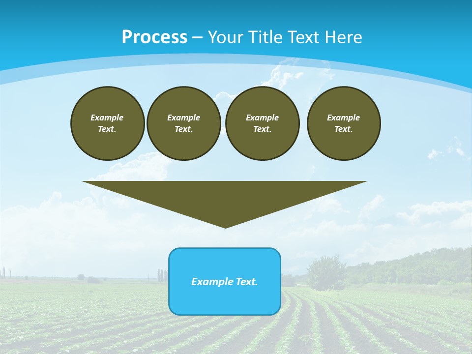 Cloud Season Grass PowerPoint Template