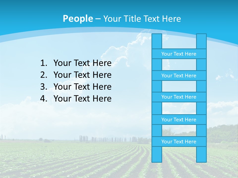 Cloud Season Grass PowerPoint Template