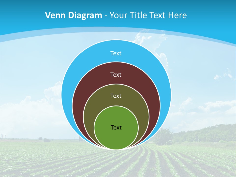 Cloud Season Grass PowerPoint Template