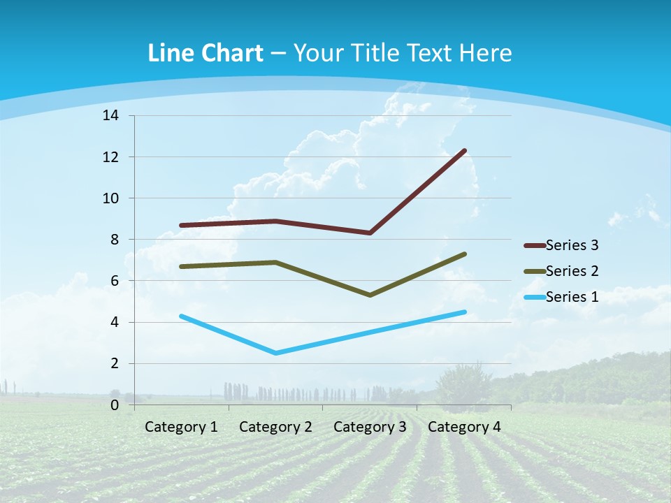 Cloud Season Grass PowerPoint Template