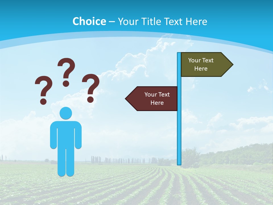 Cloud Season Grass PowerPoint Template