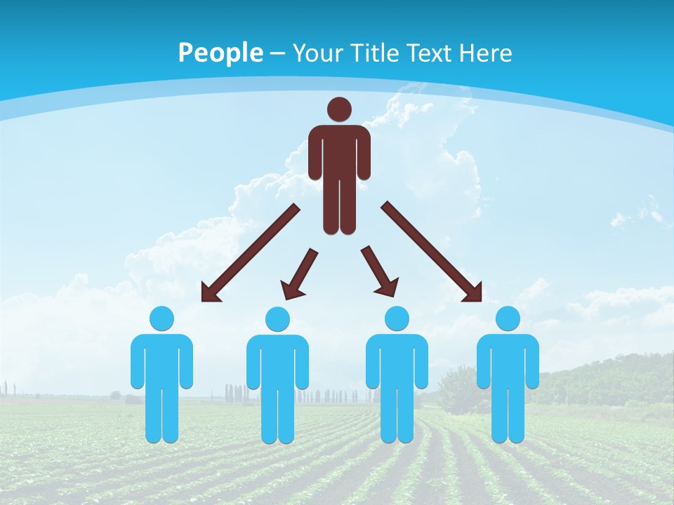 Cloud Season Grass PowerPoint Template