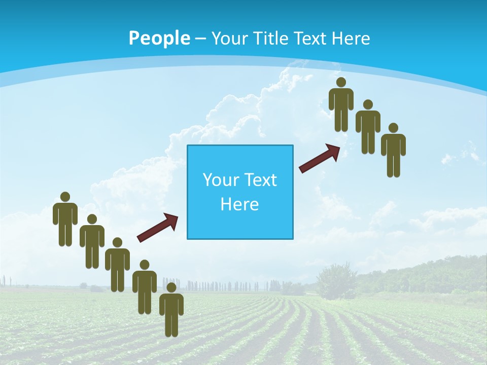 Cloud Season Grass PowerPoint Template