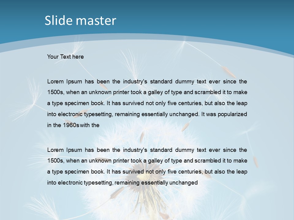 Rural Scene Fragility Closeup PowerPoint Template