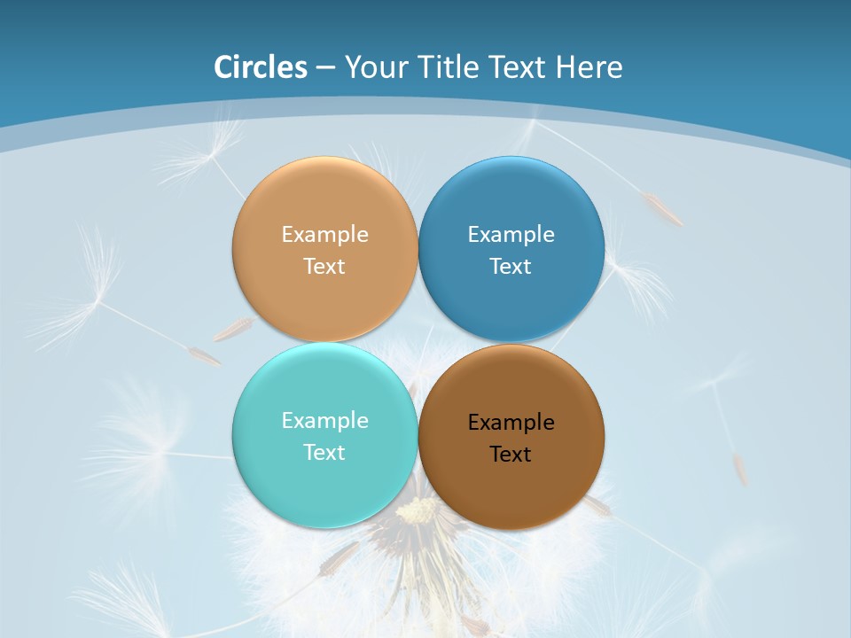 Rural Scene Fragility Closeup PowerPoint Template