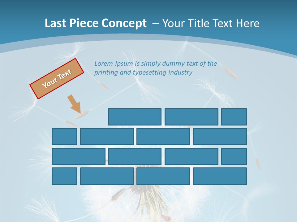 Rural Scene Fragility Closeup PowerPoint Template