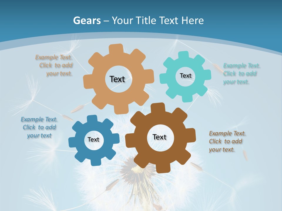 Rural Scene Fragility Closeup PowerPoint Template
