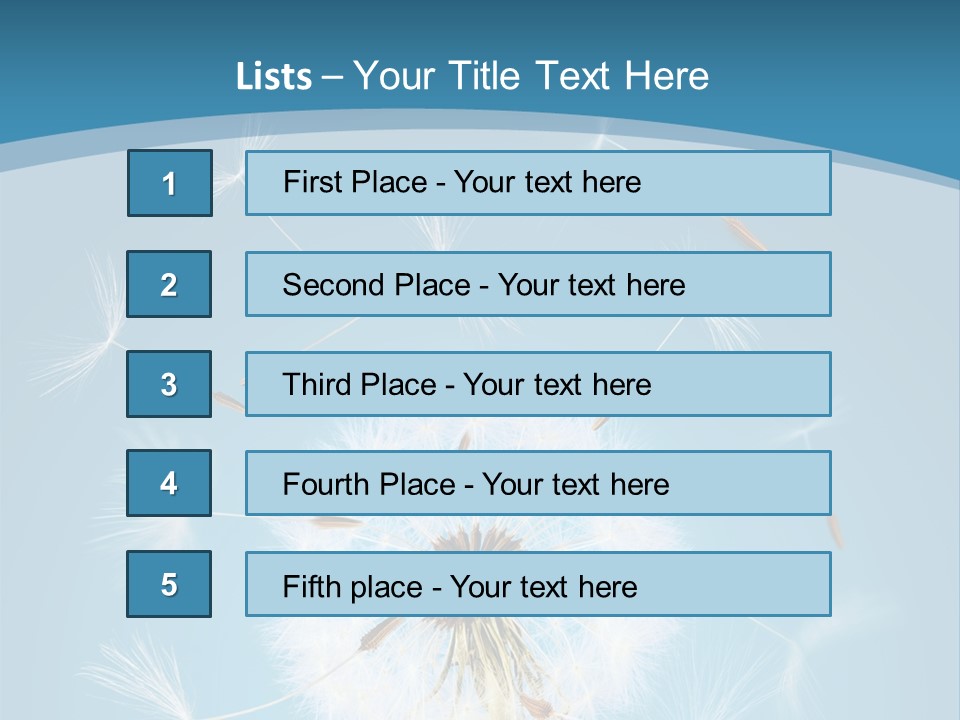 Rural Scene Fragility Closeup PowerPoint Template