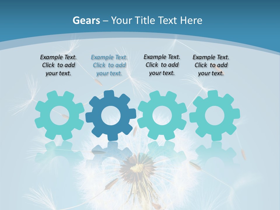 Rural Scene Fragility Closeup PowerPoint Template