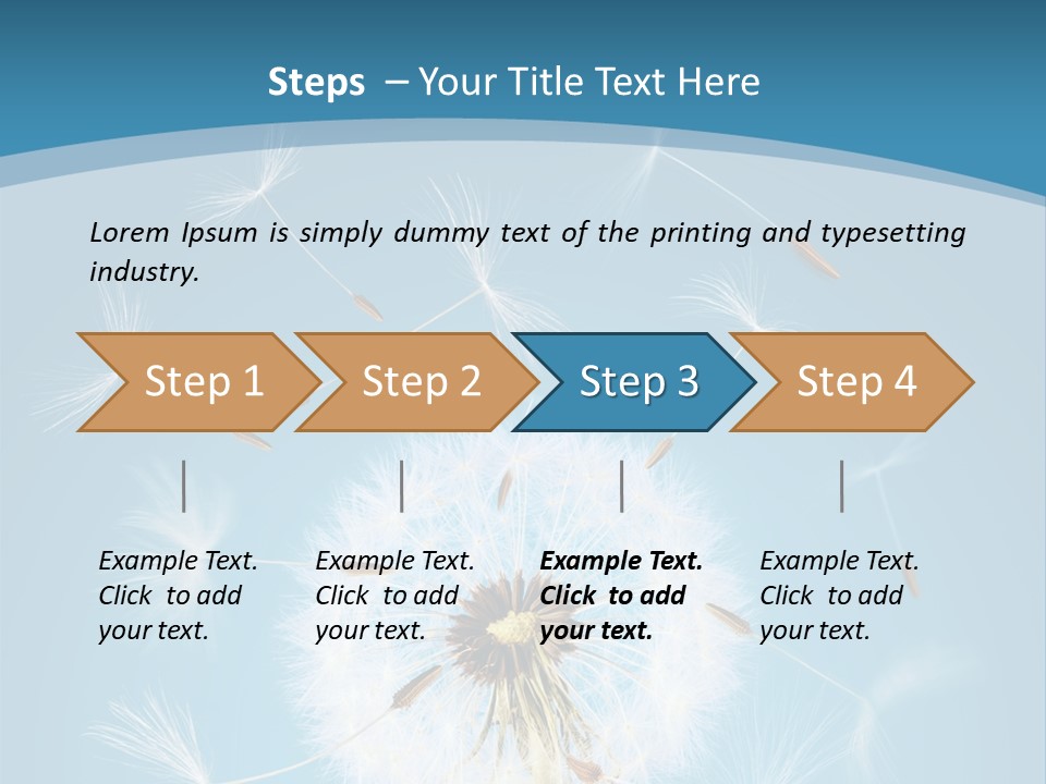 Rural Scene Fragility Closeup PowerPoint Template