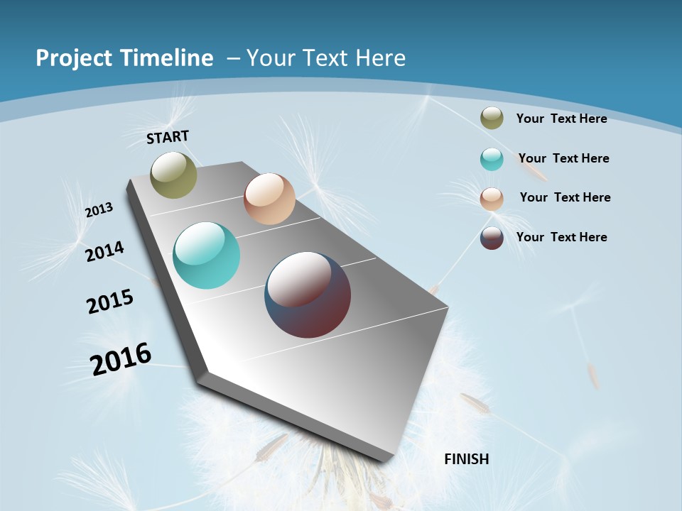 Rural Scene Fragility Closeup PowerPoint Template