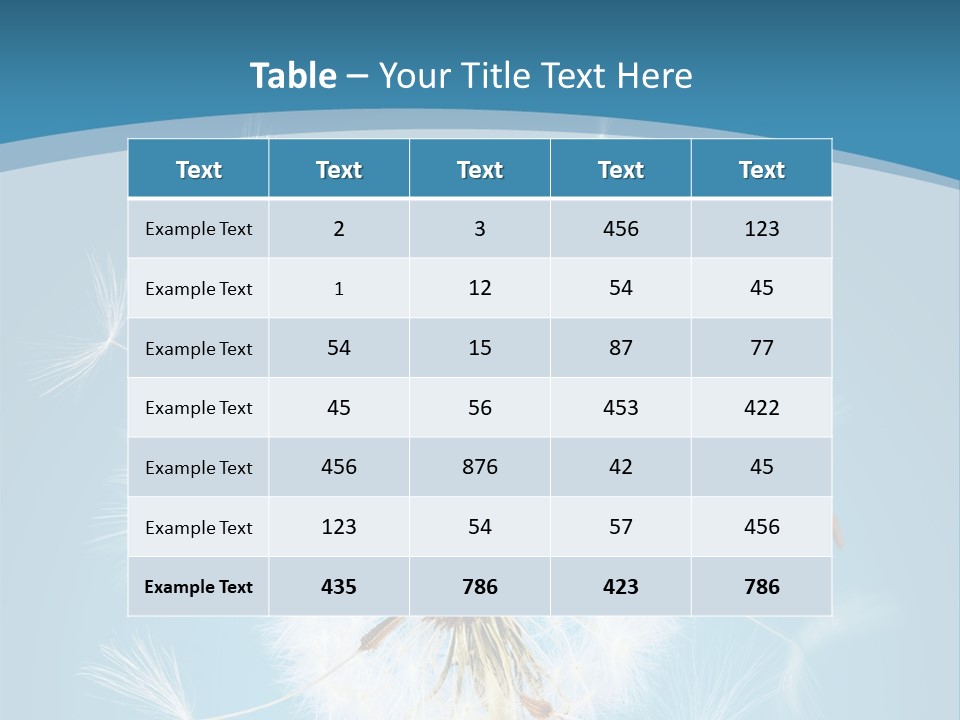 Rural Scene Fragility Closeup PowerPoint Template