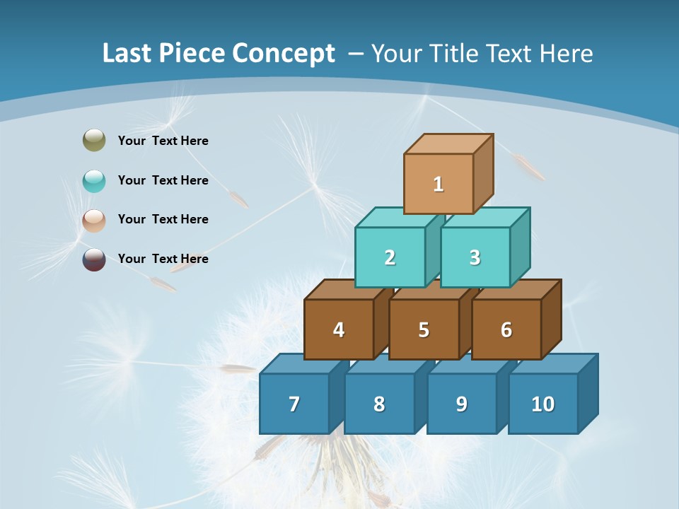 Rural Scene Fragility Closeup PowerPoint Template